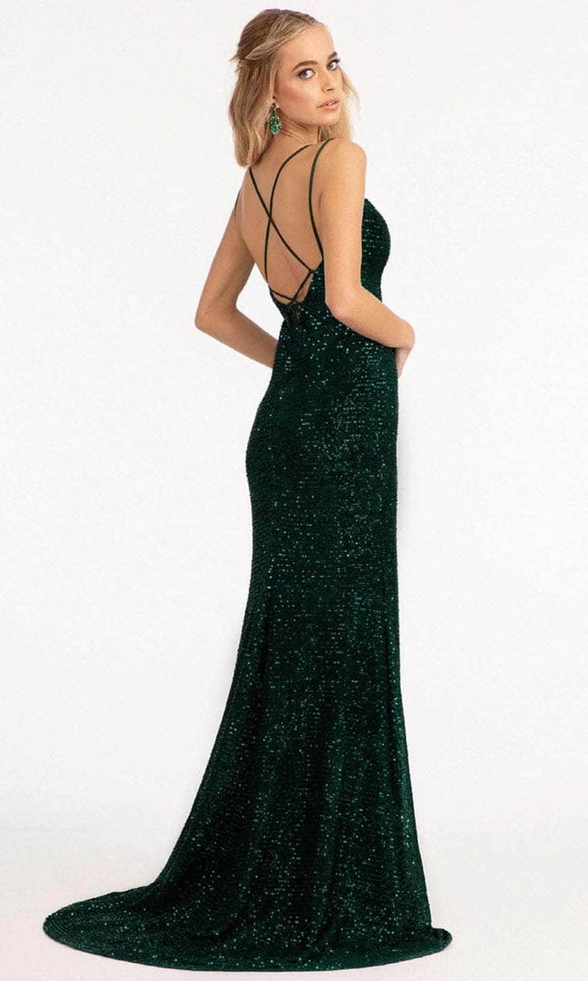 Elizabeth K GL3058 - Fully Sequined Formal Gown 8 Elizabeth K GL3058 - Fully Sequined Formal Gown