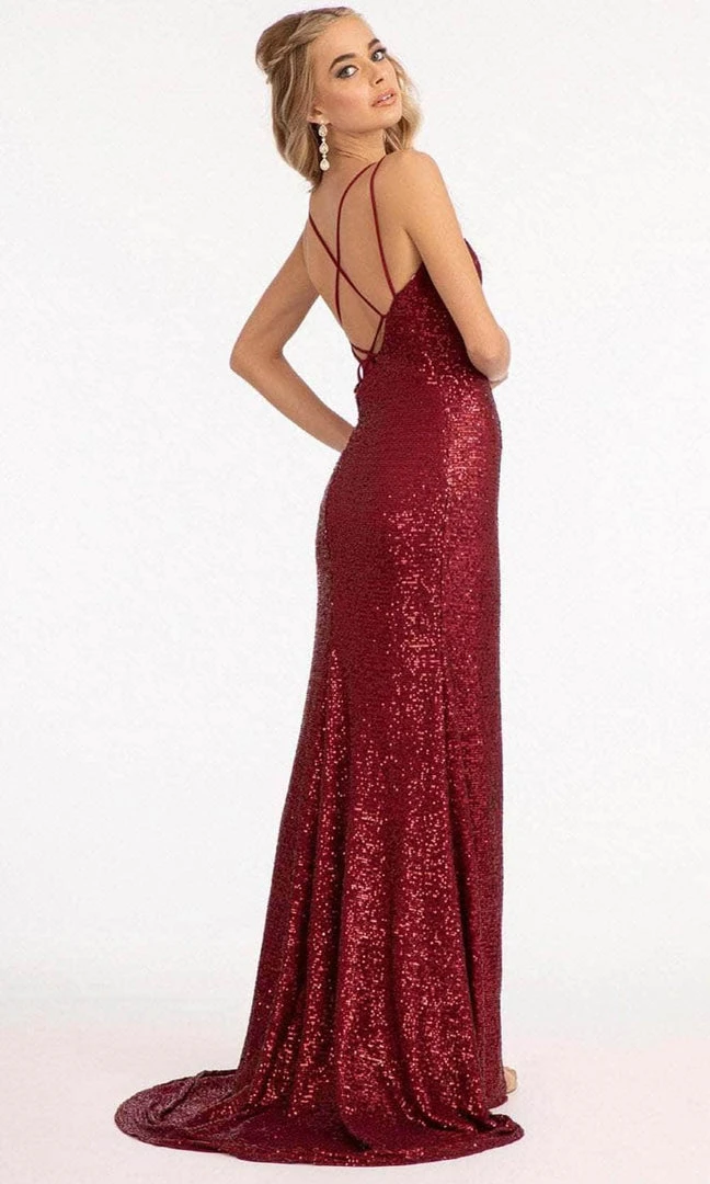 Elizabeth K GL3058 - Fully Sequined Formal Gown 4 Elizabeth K GL3058 - Fully Sequined Formal Gown