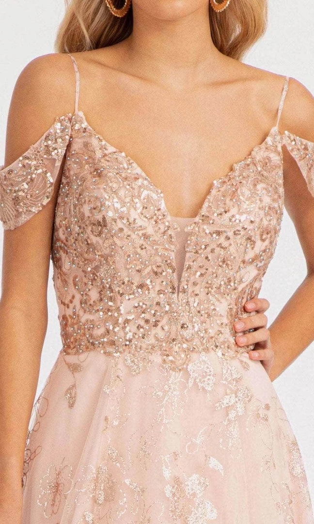 Elizabeth K GL3070 - Draping Sleeves Formal Gown 7 Elizabeth K GL3070 - Draping Sleeves Formal Gown