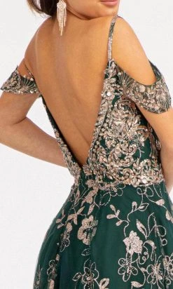 Elizabeth K GL3070 - Draping Sleeves Formal Gown 29 Elizabeth K GL3070 - Draping Sleeves Formal Gown