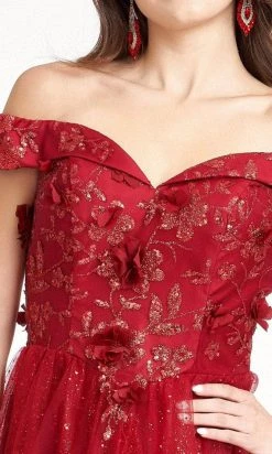 Elizabeth K GS1978 - Sweetheart Glitter Cocktail Dress 20 Elizabeth K GS1978 - Sweetheart Glitter Cocktail Dress