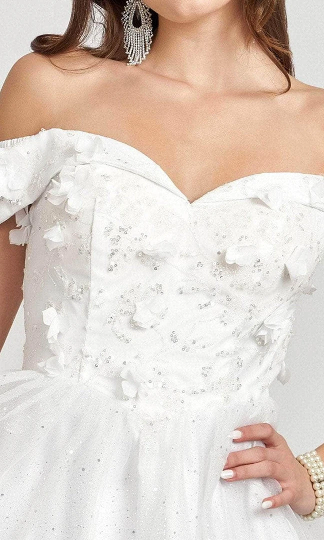 Elizabeth K GS1978 - Sweetheart Glitter Cocktail Dress 17 Elizabeth K GS1978 - Sweetheart Glitter Cocktail Dress