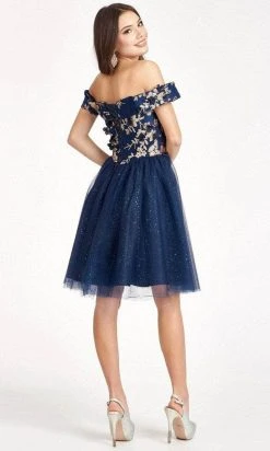 Elizabeth K GS1978 - Sweetheart Glitter Cocktail Dress 27 Elizabeth K GS1978 - Sweetheart Glitter Cocktail Dress