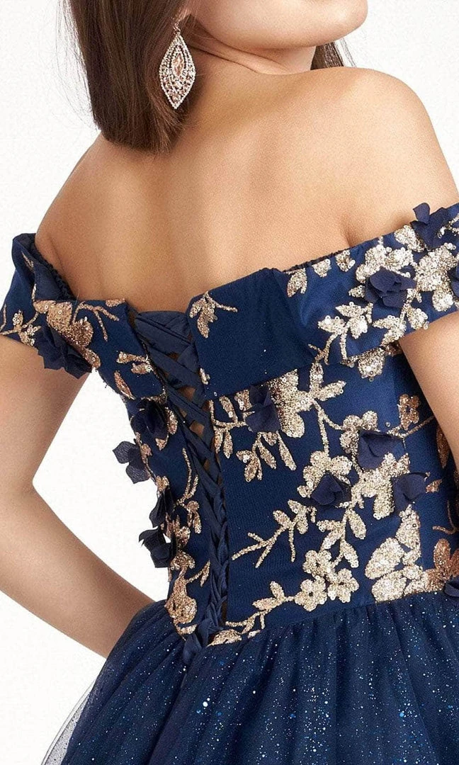 Elizabeth K GS1978 - Sweetheart Glitter Cocktail Dress 14 Elizabeth K GS1978 - Sweetheart Glitter Cocktail Dress