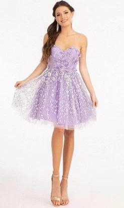 Elizabeth K GS1995 - Strapless Embellished Short Dress 25 Elizabeth K GS1995 - Strapless Embellished Short Dress