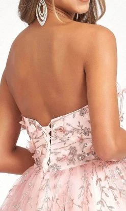 Elizabeth K GS1995 - Strapless Embellished Short Dress 18 Elizabeth K GS1995 - Strapless Embellished Short Dress