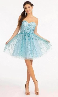 Elizabeth K GS1995 - Strapless Embellished Short Dress 19 Elizabeth K GS1995 - Strapless Embellished Short Dress