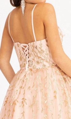 Elizabeth K GS1998 - Deep V-Neck Short Dress 25 Elizabeth K GS1998 - Deep V-Neck Short Dress