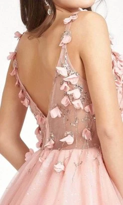 Elizabeth K GS1999 - 3D Florals Short Dress 19 Elizabeth K GS1999 - 3D Florals Short Dress