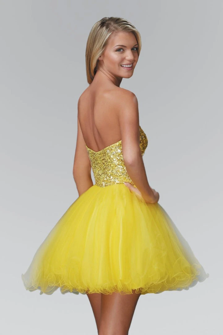Elizabeth K - GS2034 Jewel Embellished Sweetheart Tulle Dress 4 Elizabeth K - GS2034 Jewel Embellished Sweetheart Tulle Dress