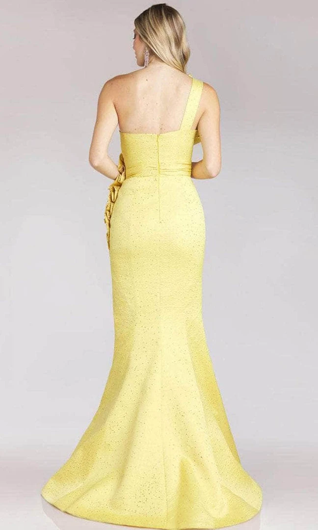 Feriani Couture 18152 - Ruffled One-Shoulder Mermaid Gown 4 Feriani Couture 18152 - Ruffled One-Shoulder Mermaid Gown