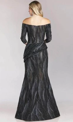 Feriani Couture 18212 - Off-Shoulder Quarter Trumpet Dress