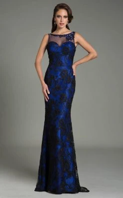 Feriani Couture - 18555 Embellished Illusion Bateau Dress