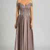 Feriani Couture - 18585 Laced Off Shoulder A-Line Gown 1 Feriani Couture - 18585 Laced Off Shoulder A-Line Gown