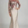 Feriani Couture - 18606 Embellished Bateau Neck Mermaid Dress