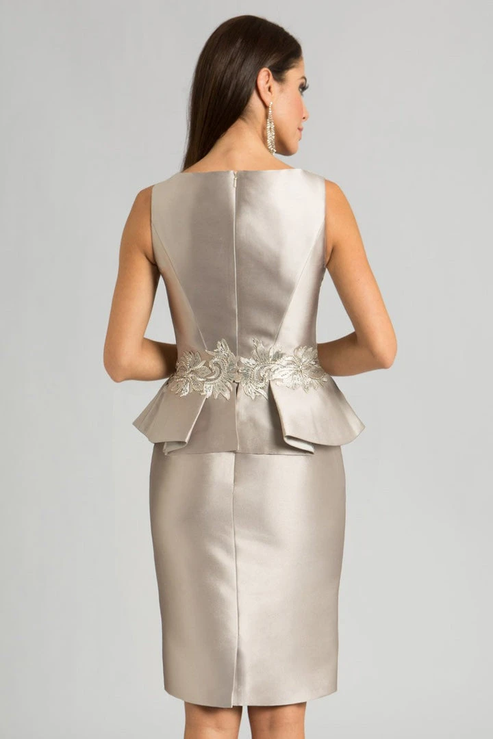 Feriani Couture - 18620 Embroidered Two-Piece Peplum Dress 4 Feriani Couture - 18620 Embroidered Two-Piece Peplum Dress