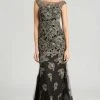 Feriani Couture - 18621 Sheer Illusion Embellished Gown