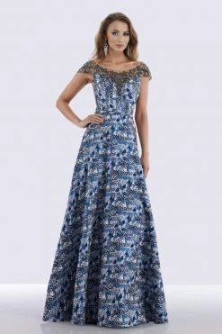 Feriani Couture - 18676 Embellished Floral Evening Dress