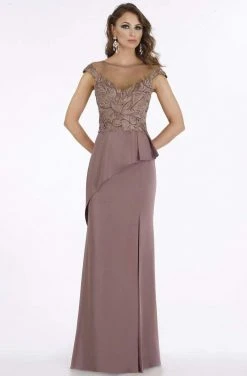 Feriani Couture - 18860 Embroidered Illusion Sheath Dress