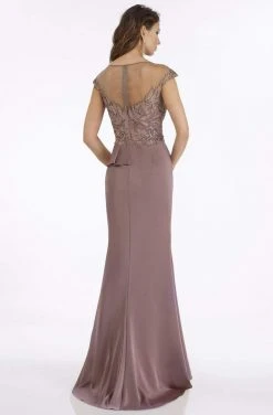 Feriani Couture - 18860 Embroidered Illusion Sheath Dress