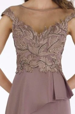 Feriani Couture - 18860 Embroidered Illusion Sheath Dress