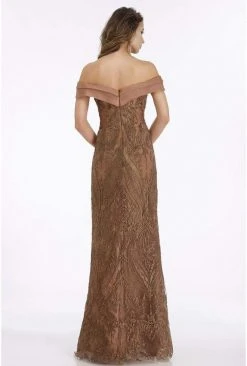 Feriani Couture - 18900 Embellished Off-Shoulder Sheath Dress