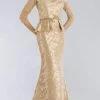 Feriani Couture - 18965 Lace Off-Shoulder Trumpet Dress 1 Feriani Couture - 18965 Lace Off-Shoulder Trumpet Dress