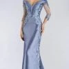 Feriani Couture - 18971 Embroidered Off-Shoulder Trumpet Dress