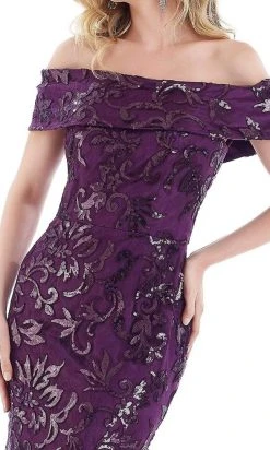 Feriani Couture - 18973 Off-Shoulder Paillette Adorned Trumpet Gown 7 Feriani Couture - 18973 Off-Shoulder Paillette Adorned Trumpet Gown