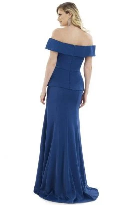 Feriani Couture - 18975 Off-Shoulder Jewel Accent Mermaid Gown