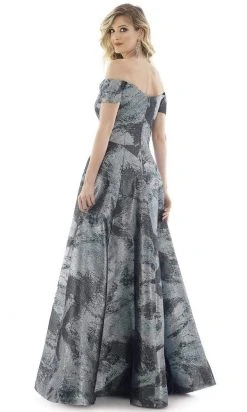 Feriani Couture - 20111 Off-Shoulder A-Line Evening Gown