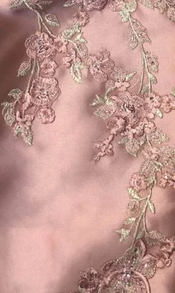 Feriani Couture - 20516 Bow Accented Off Shoulder Dress 11 Feriani Couture - 20516 Bow Accented Off Shoulder Dress