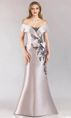 Feriani Couture 21516 - Bow Detailed Trumpet Gown