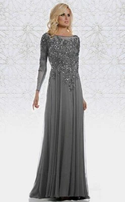 Feriani Couture - 26145 Dazzling Long Sleeve Evening Gown 16 Feriani Couture - 26145 Dazzling Long Sleeve Evening Gown