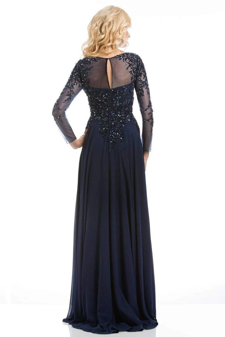 Feriani Couture - 26145 Dazzling Long Sleeve Evening Gown 4 Feriani Couture - 26145 Dazzling Long Sleeve Evening Gown