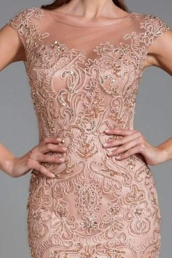 Feriani Couture - 26214 Beaded Illusion Trumpet Gown 7 Feriani Couture - 26214 Beaded Illusion Trumpet Gown