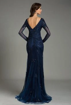 Feriani Couture - 26217 Sequined Sheer Evening Gown