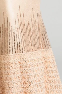 Feriani Couture - 26241 Accented Deep V-neck Mermaid Dress