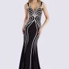 Feriani Couture - 26270 Two Tone Sweetheart Sheath Dress