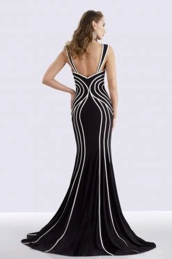 Feriani Couture - 26270 Two Tone Sweetheart Sheath Dress