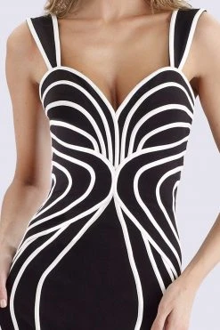 Feriani Couture - 26270 Two Tone Sweetheart Sheath Dress