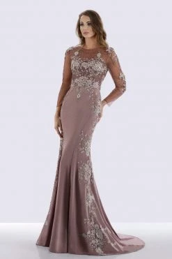Feriani Couture - 26274 Embellished Floral Lace Sheath Dress