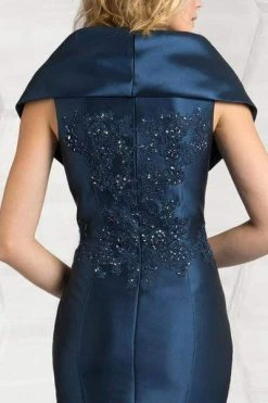 Feriani Couture - Lace Ornate Sweetheart Off-Shoulder Dress 18578SH - 1 Pc Teal In Size 20 Available 9 Feriani Couture - Lace Ornate Sweetheart Off-Shoulder Dress 18578SH - 1 Pc Teal In Size 20 Available