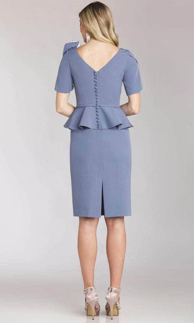 Gia Franco 12203 - Short Sleeve Sheath Formal Dress 4 Gia Franco 12203 - Short Sleeve Sheath Formal Dress