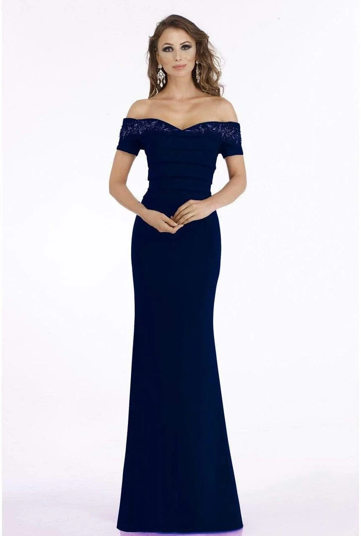 Gia Franco - 12916 Off-Shoulder Pleated Evening Gown 3 Gia Franco - 12916 Off-Shoulder Pleated Evening Gown