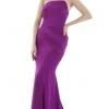 Gia Franco - 12984 Seamed Asymmetrical Mermaid Gown