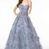 GLS By Gloria - GL1834 Feather Embellished Strapless Ballgown