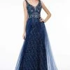 GLS By Gloria - GL1840 Jeweled Bodice Glitter Overskirt Gown 2 GLS By Gloria - GL1840 Jeweled Bodice Glitter Overskirt Gown