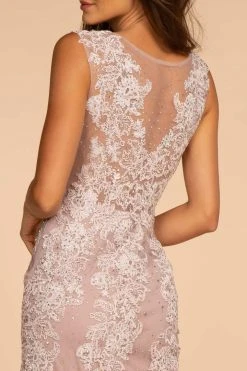 GLS By Gloria - GL2616 Cap Sleeve Appliqued Illusion Mermaid Gown 17 GLS By Gloria - GL2616 Cap Sleeve Appliqued Illusion Mermaid Gown