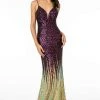 GLS By Gloria - GL2899 Deep V-Neck Allover Sequin Mermaid Gown 1 GLS By Gloria - GL2899 Deep V-Neck Allover Sequin Mermaid Gown